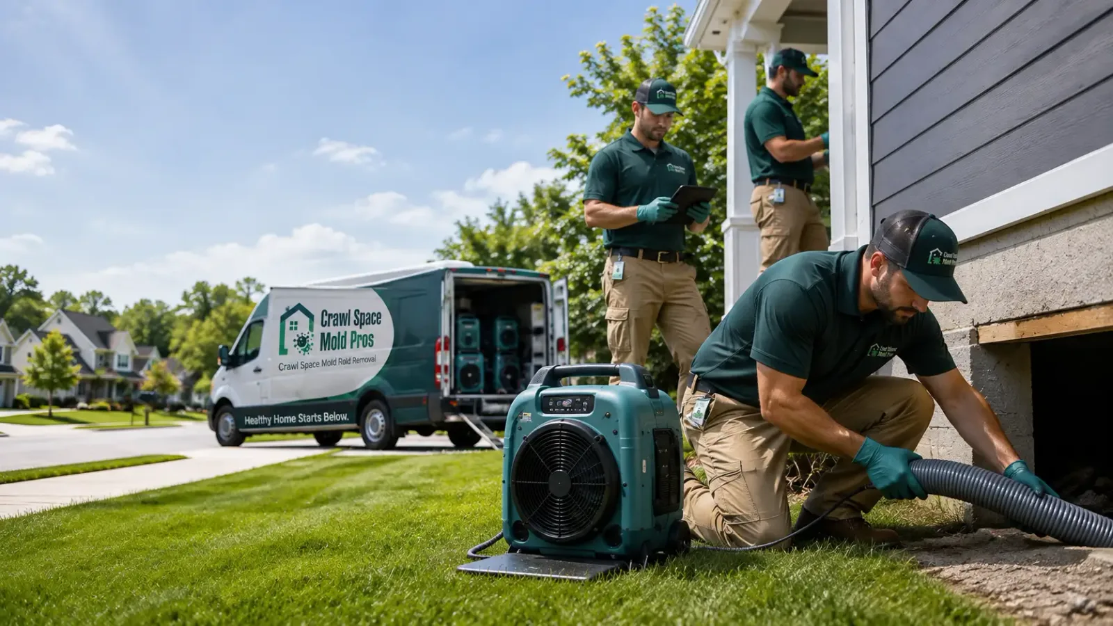 Crawl Space Mold Removal in Steele City, NE